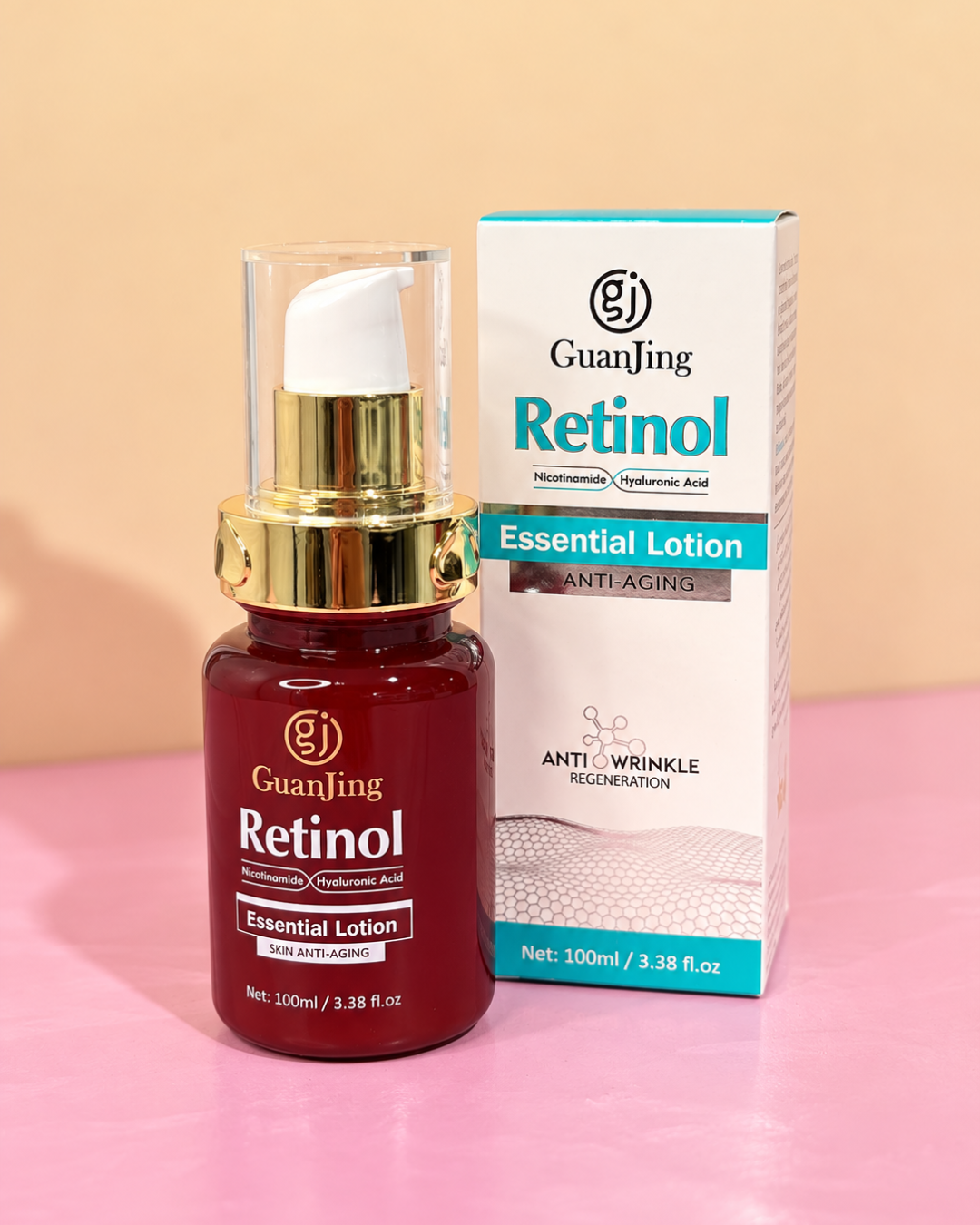 Loción Facial con Retinol GuanJing – Cuidado Antiedad