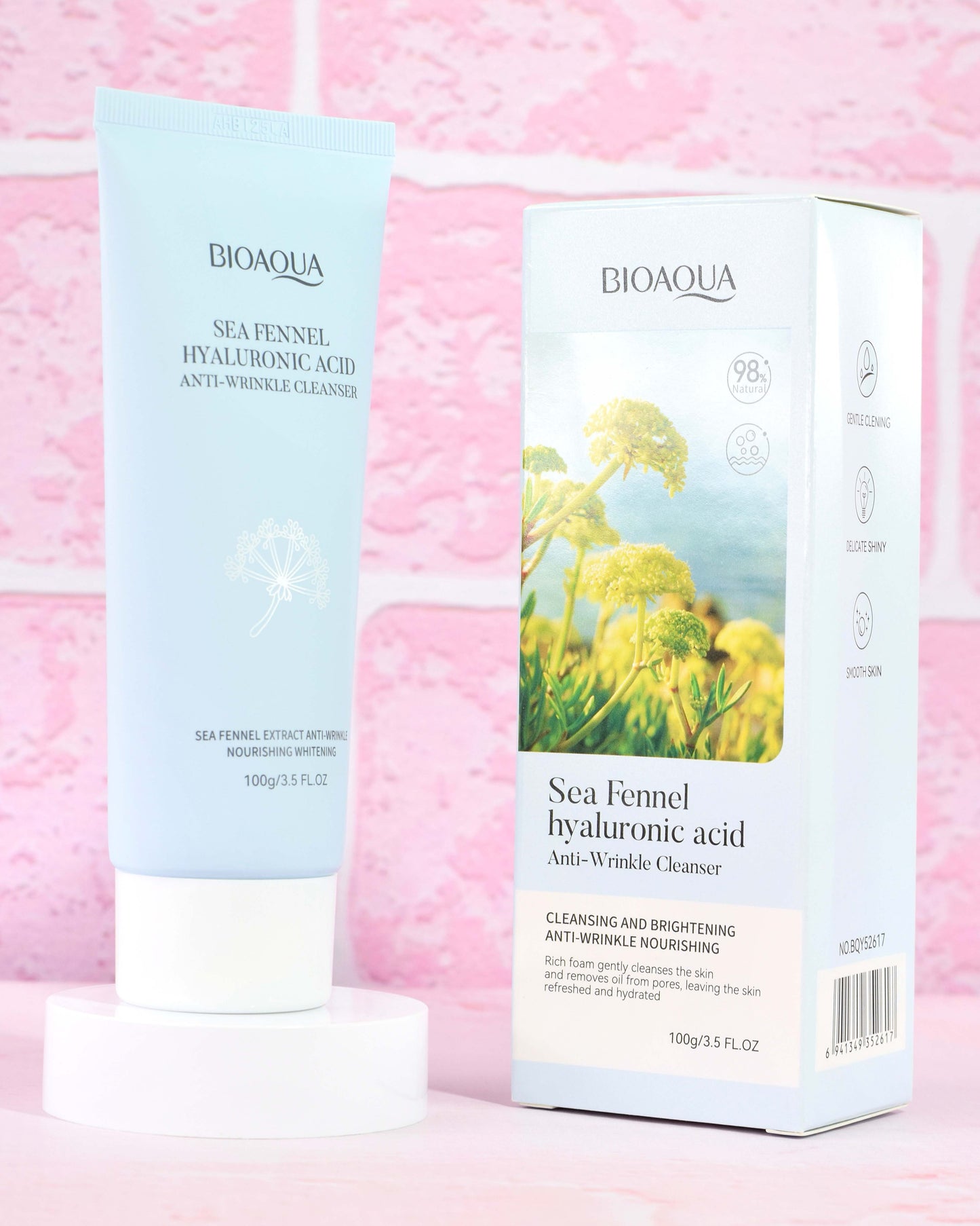 Jabón Antiedad Bioaqua limpia y revitaliza