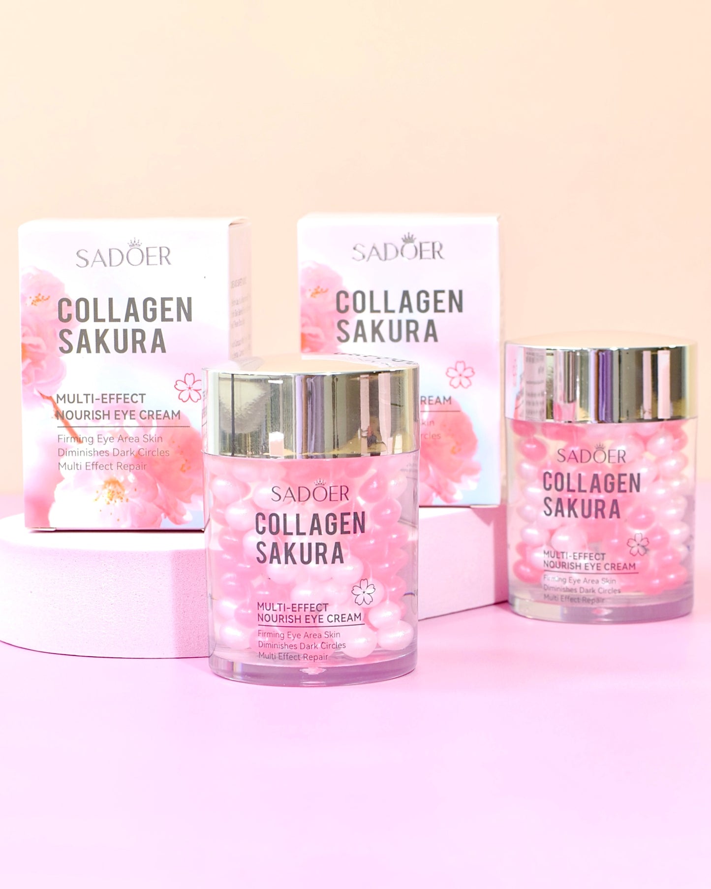 Contorno de Ojos Multi Efecto + Colágeno Hidratación & Firmeza – Sadoer