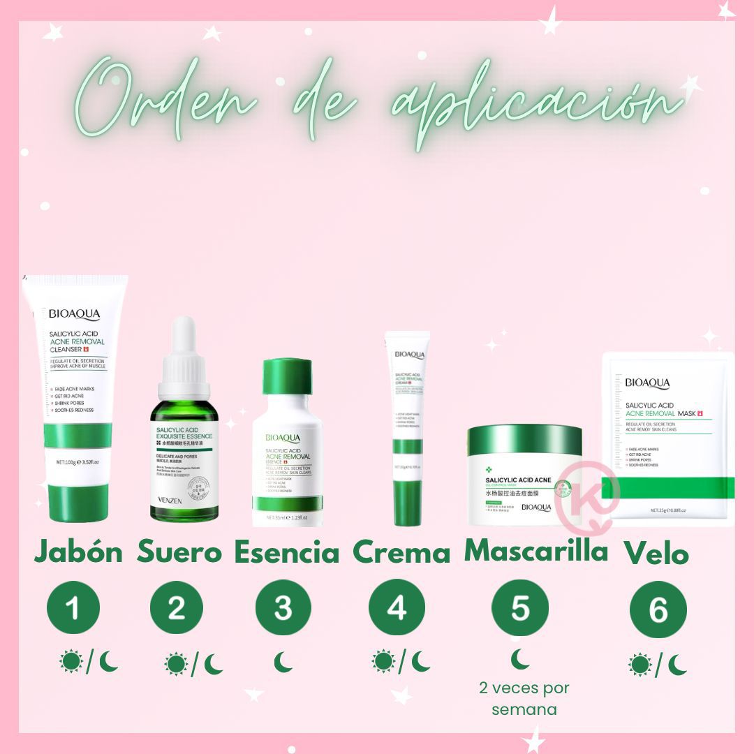 Combo Anti Acné Ácido Salicílico Bioaqua