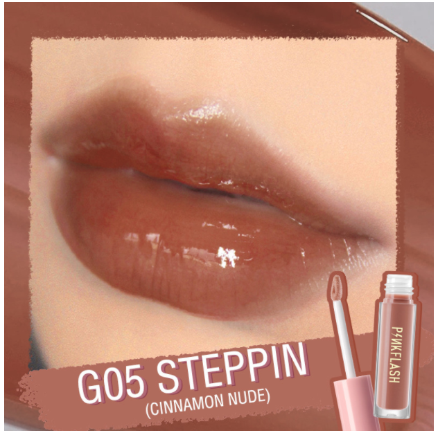 Gloss hidratante brillo natural Pink Flash labios radiantes