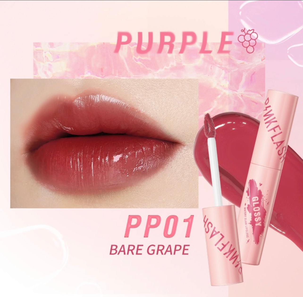 Tinta de labios full color Pink Flash
