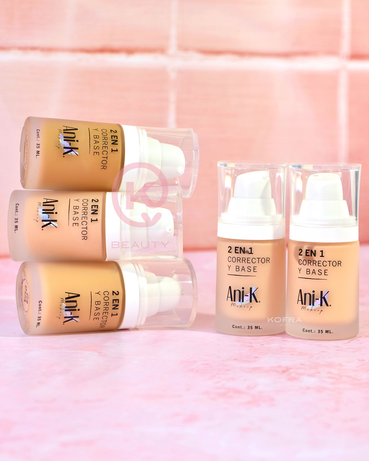 Base Bonita Anik cobertura perfecta y ligera