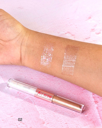 Sombra PF All in Glow 2 en 1 Pink Flash