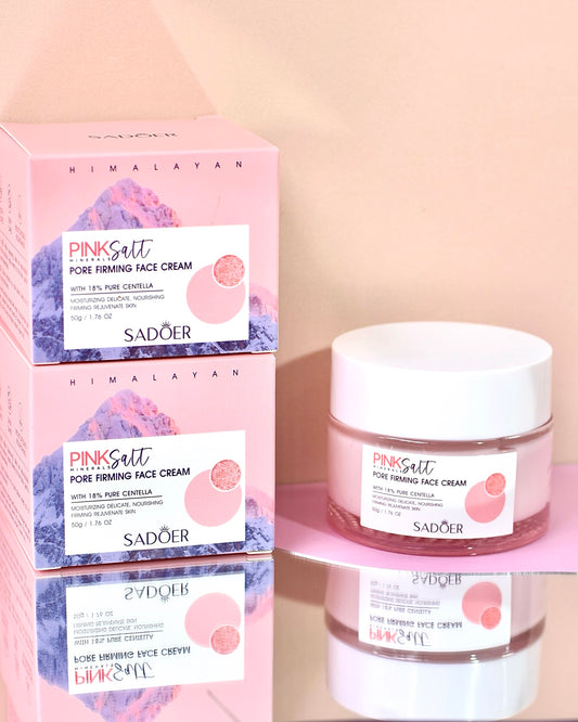 Crema Facial Detox Sal Rosada + Centella 18% Reafirmante & Poros – Sadoer