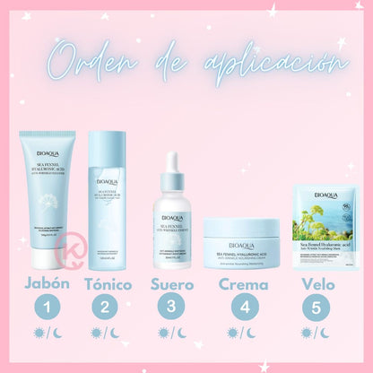 Kit Antiedad con Ácido Hialurónico Bioaqua