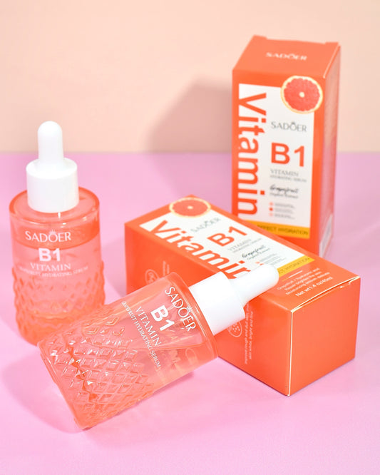 Suero Facial Hidratante con Vitamina B1 y Toronja Luminosidad & Elasticidad | Sadoer