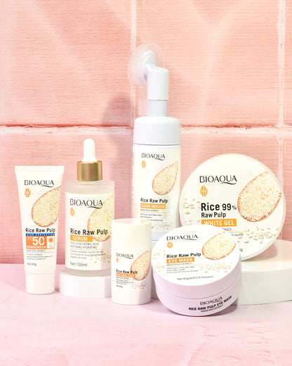 Linea Arroz Aclarante 6 Productos Bioaqua