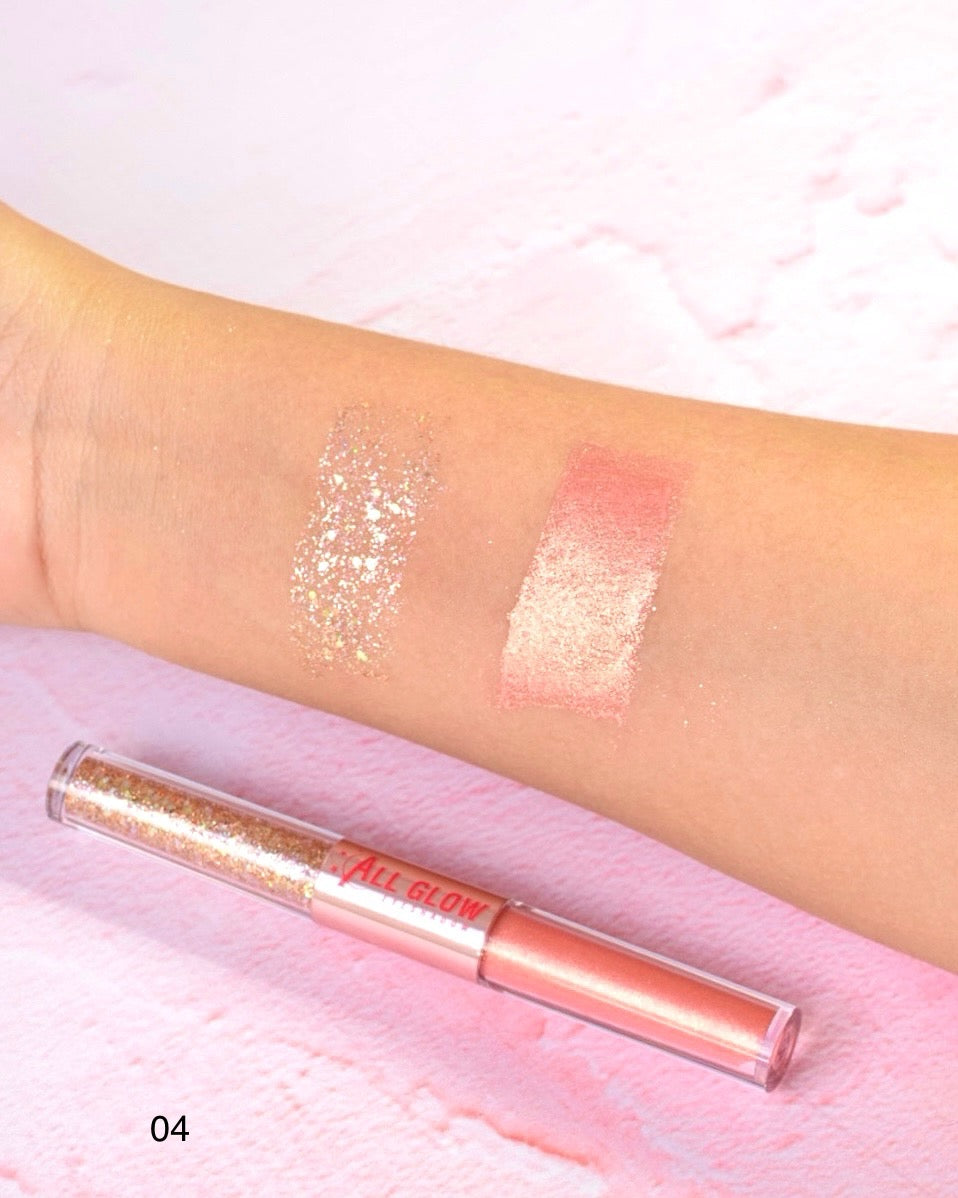 Sombra PF All in Glow 2 en 1 Pink Flash