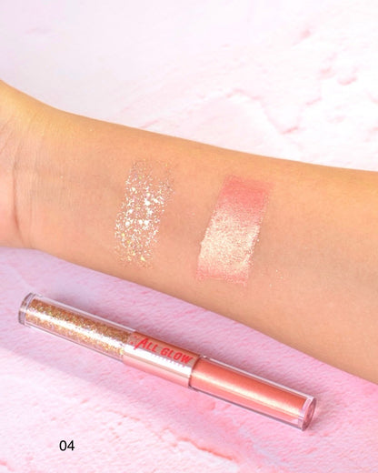 Sombra PF All in Glow 2 en 1 Pink Flash