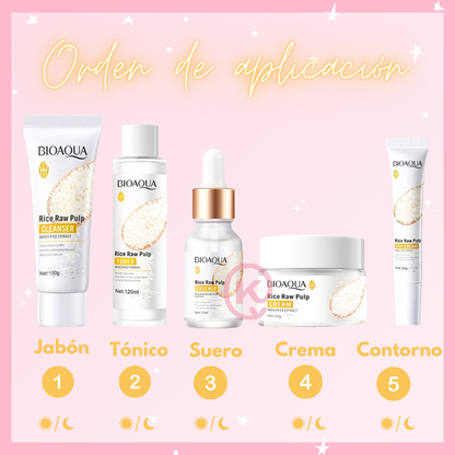 Kit de Arroz por 5 productos Bioaqua