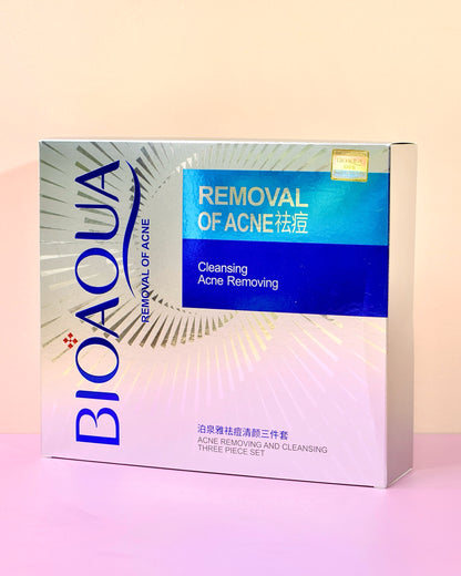 Kit Lujo Antiacné Control de Grasa & Reducción de Brotes – Bioaqua (x3)