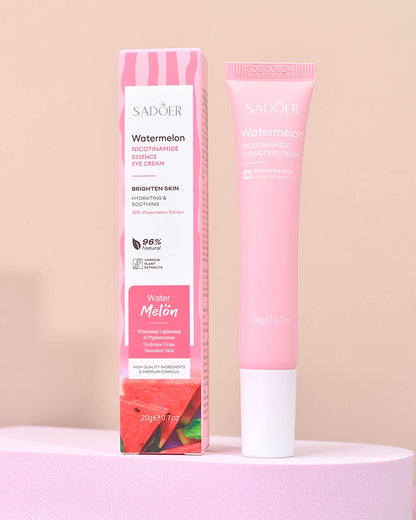 Contorno de Ojos Niacinamida + Sandía 40% Luminosidad & Anti-Ojeras – Sadoer