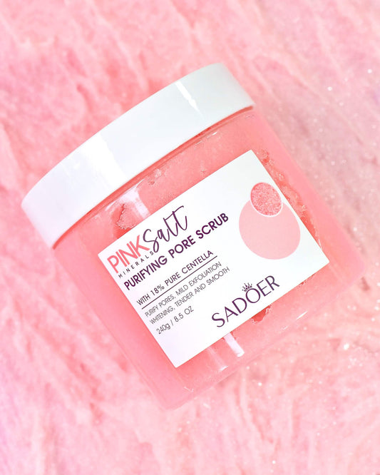 Exfoliante Facial Detox Sal Rosada + Centella 18% Poros & Textura – Sadoer