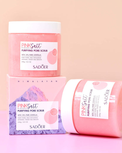 Exfoliante Facial Detox Sal Rosada + Centella 18% Poros & Textura – Sadoer