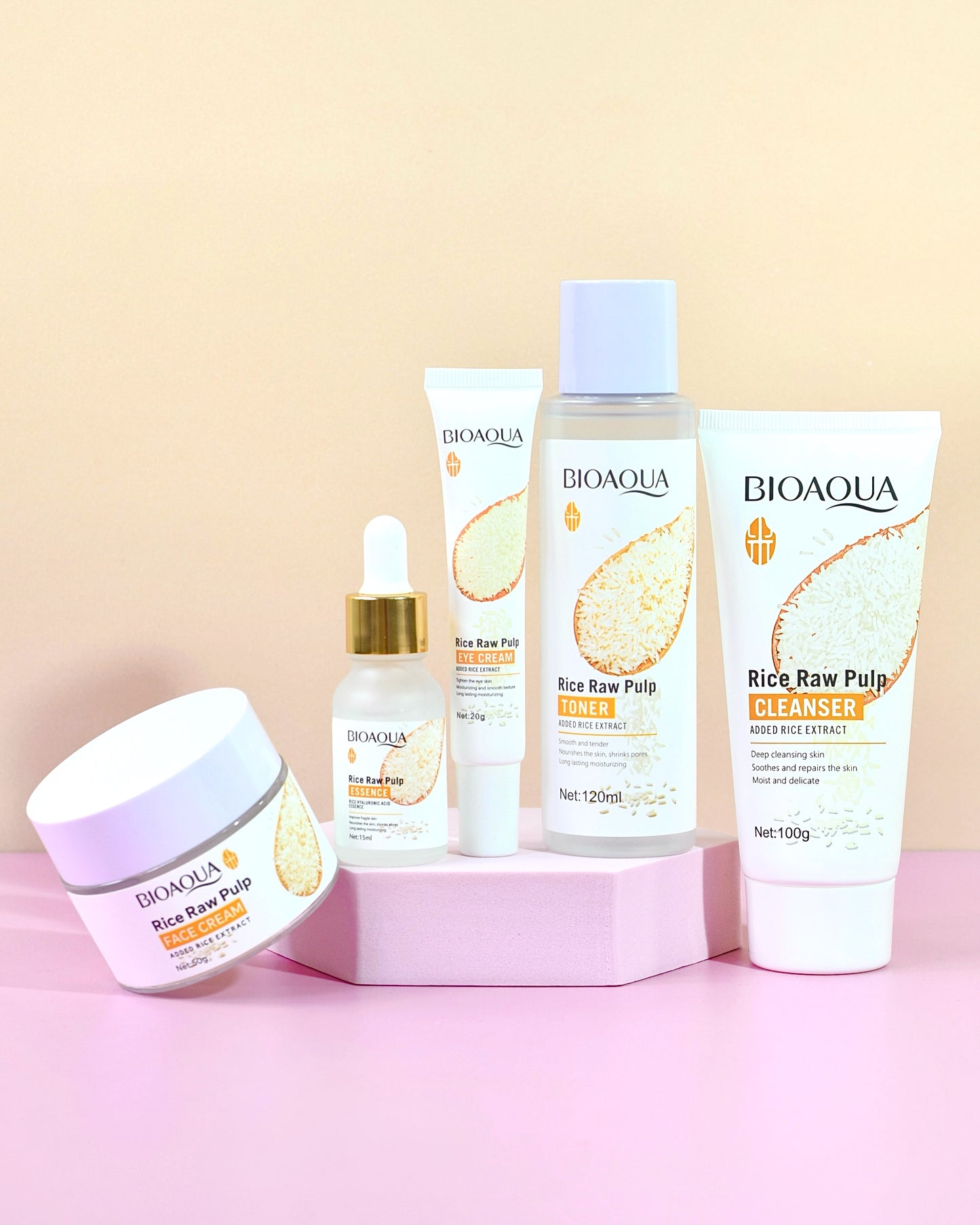 Kit de Arroz por 5 productos Bioaqua