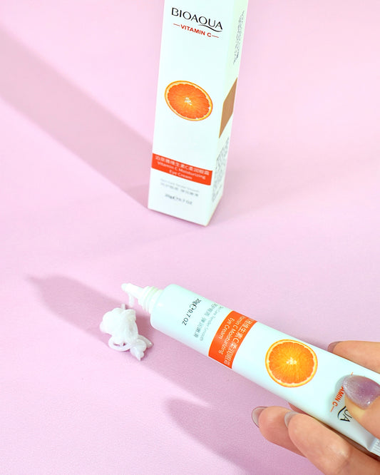 Contorno ojos vitamina C piel luminosa y firme