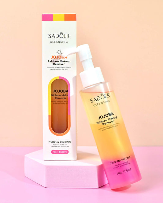 Aceite Desmaquillante Jojoba Remueve Maquillaje Waterproof – Sadoer