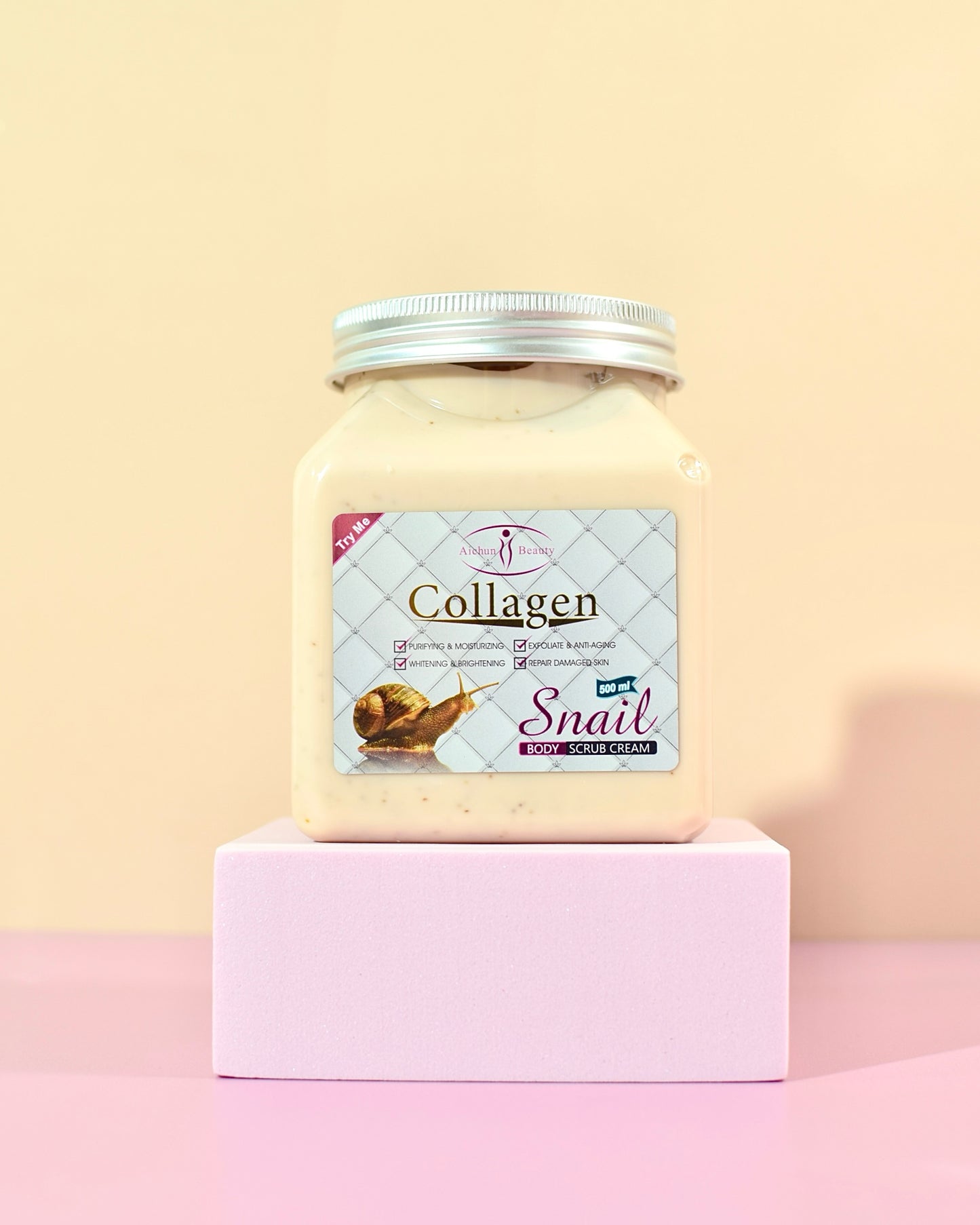 Exfoliante Corporal con colágeno suaviza e ilumina