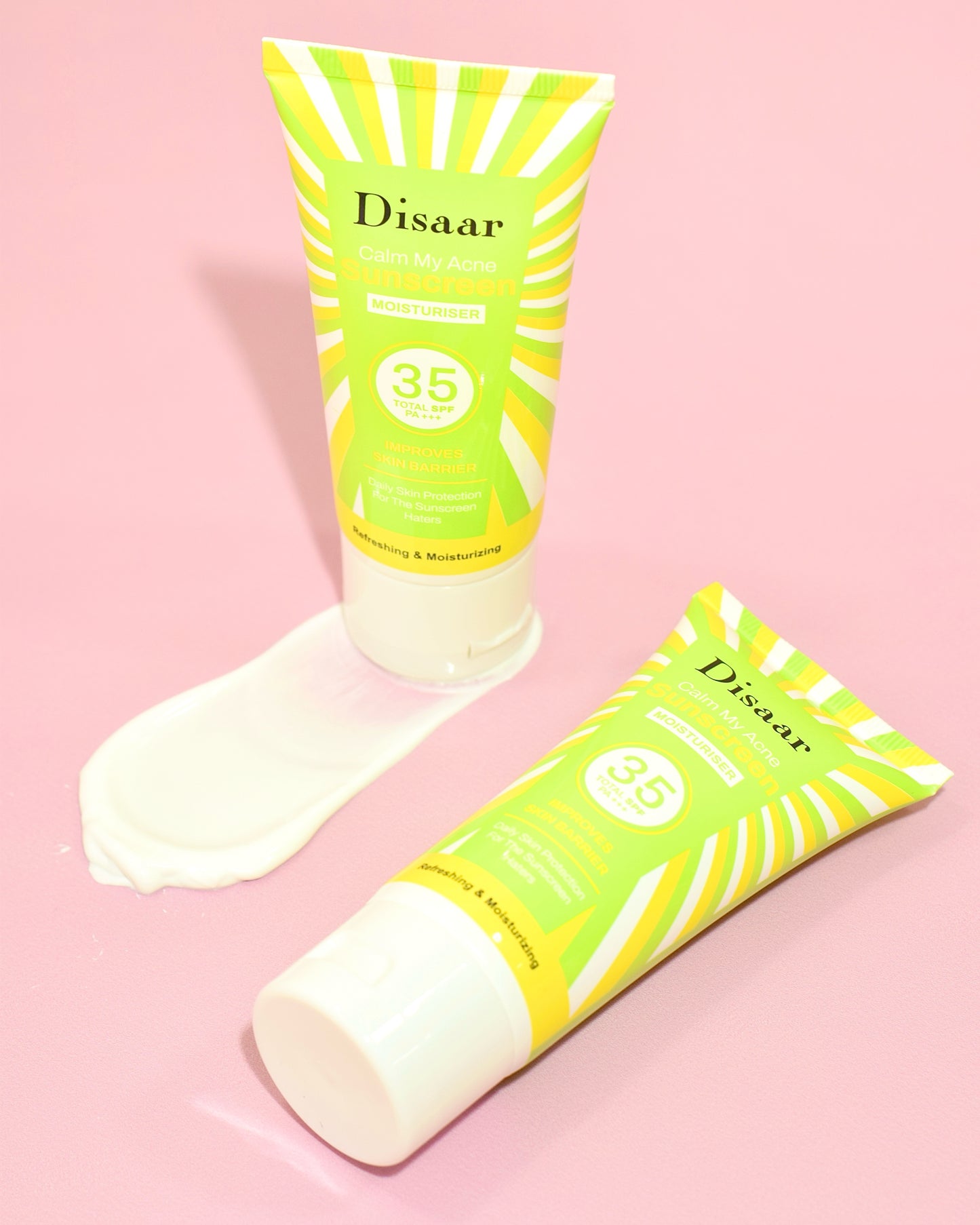 Protector solar Anti Acné - Con Aloe vera, Té Verde y Ácido Sálicilico
