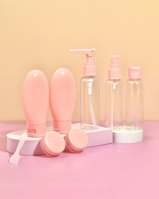 Kit de Viaje para Skincare y Maquillaje (x7 piezas)