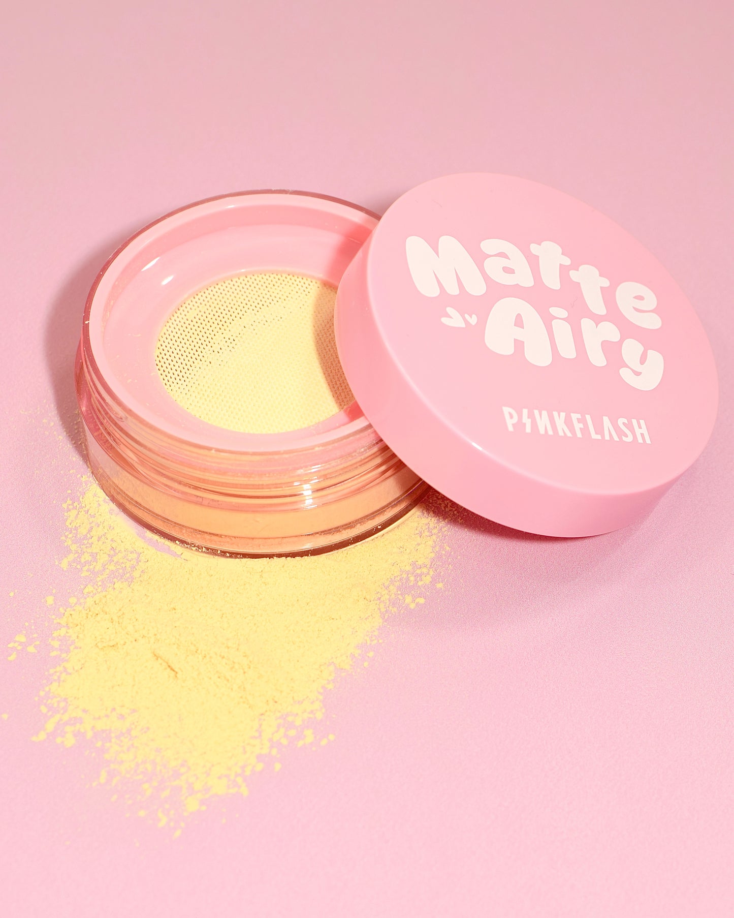 Polvo Suelto Matte Airy Pink Flash efecto piel de bebé