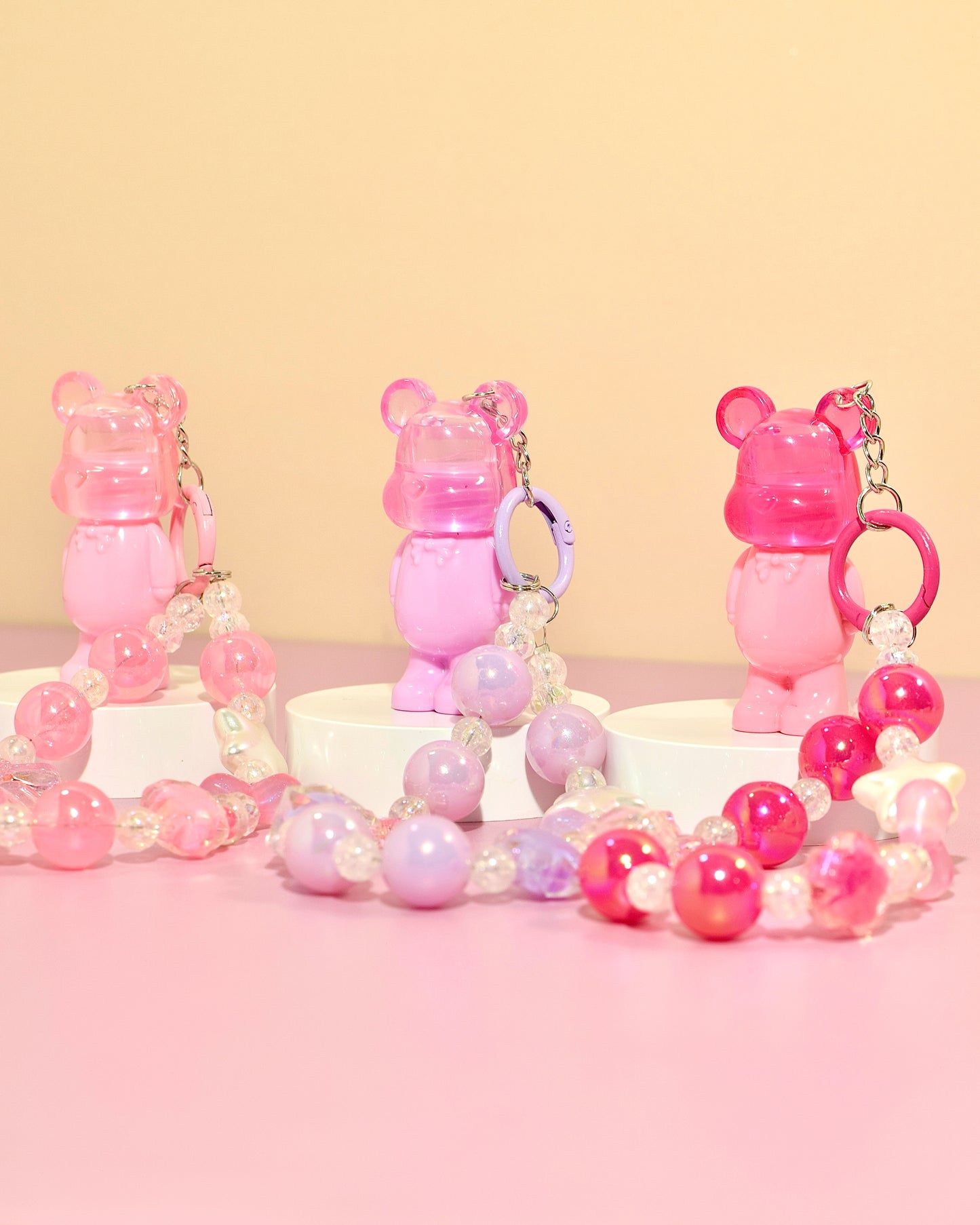 Labios Glossy con Efecto brillo + Diseño osito (Brillo Lip Gloss Bear Charm)