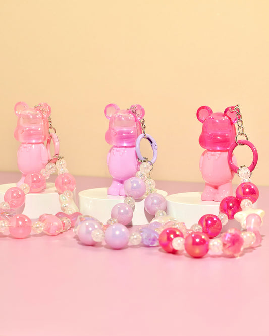 Labios Glossy con Efecto brillo + Diseño osito (Brillo Lip Gloss Bear Charm)