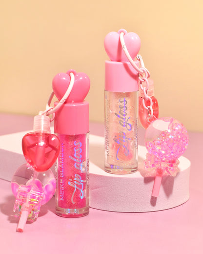 Labios Glossy con Efecto glow + Diseño bombón (Brillo Lip Gloss Candy Charm)