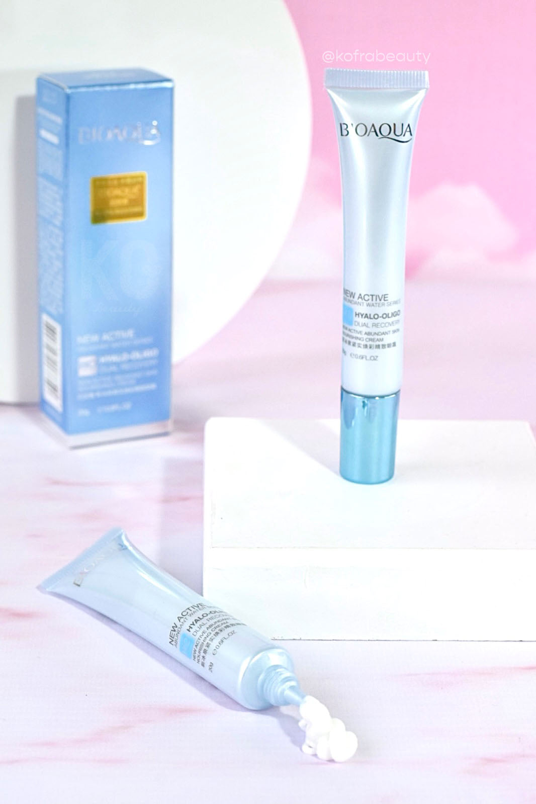 Contorno de ojos con AH Bioaqua