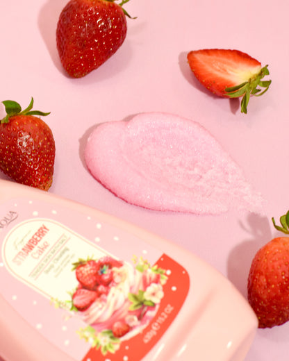 Sales de Baño Bioaqua Strawberry Cake Exfoliantes y Suavizantes