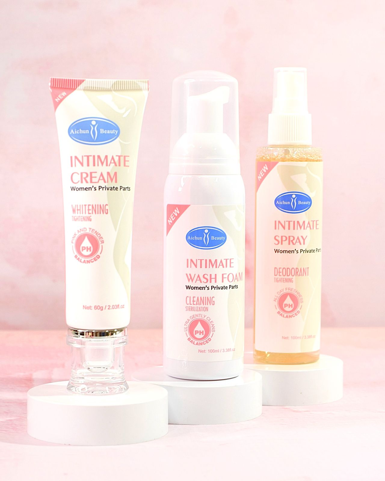 Kit de Cuidado Íntimo Aichun Beauty completo
