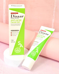 Gel Facial Antiacné Disaar con Ácido Salicílico, Ácido Hialurónico y Ceramidas – 30 g
