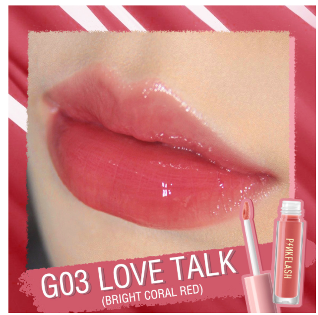Gloss hidratante brillo natural Pink Flash labios radiantes